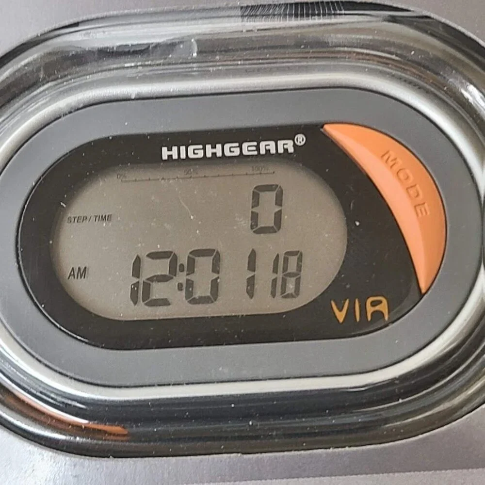 Highgear VIA Digital Pedometer Flip-Up Display Calorie Distance Tracker